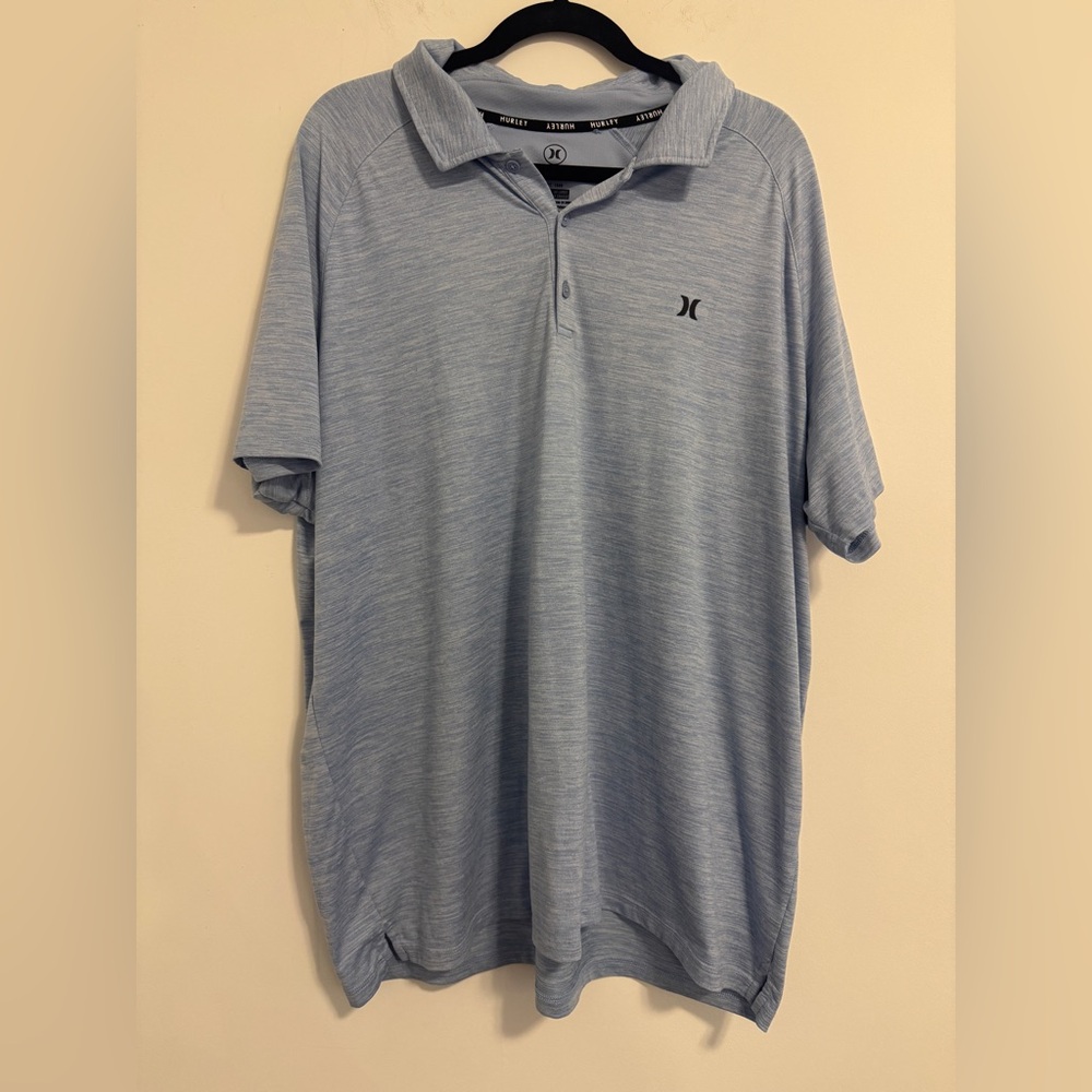 Hurley Men's Sky Blue Polo Shirt